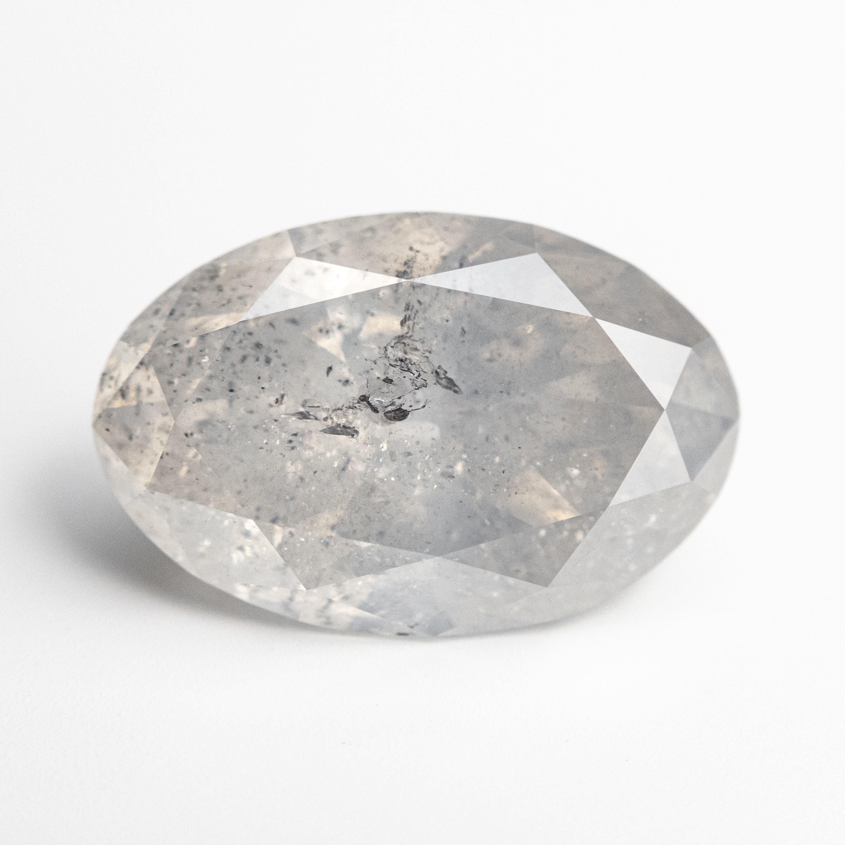The 3.84ct 12.44x8.12x5.36mm Oval Brilliant 21883-01 by East London jeweller Rachel Boston | Discover our collections of unique and timeless engagement rings, wedding rings, and modern fine jewellery.