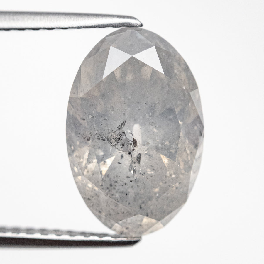 The 3.84ct 12.44x8.12x5.36mm Oval Brilliant 21883-01 by East London jeweller Rachel Boston | Discover our collections of unique and timeless engagement rings, wedding rings, and modern fine jewellery. - Rachel Boston Jewellery