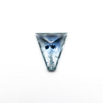 0.81ct 6.98x6.15x2.65mm Shield Rosecut Sapphire 22266-33