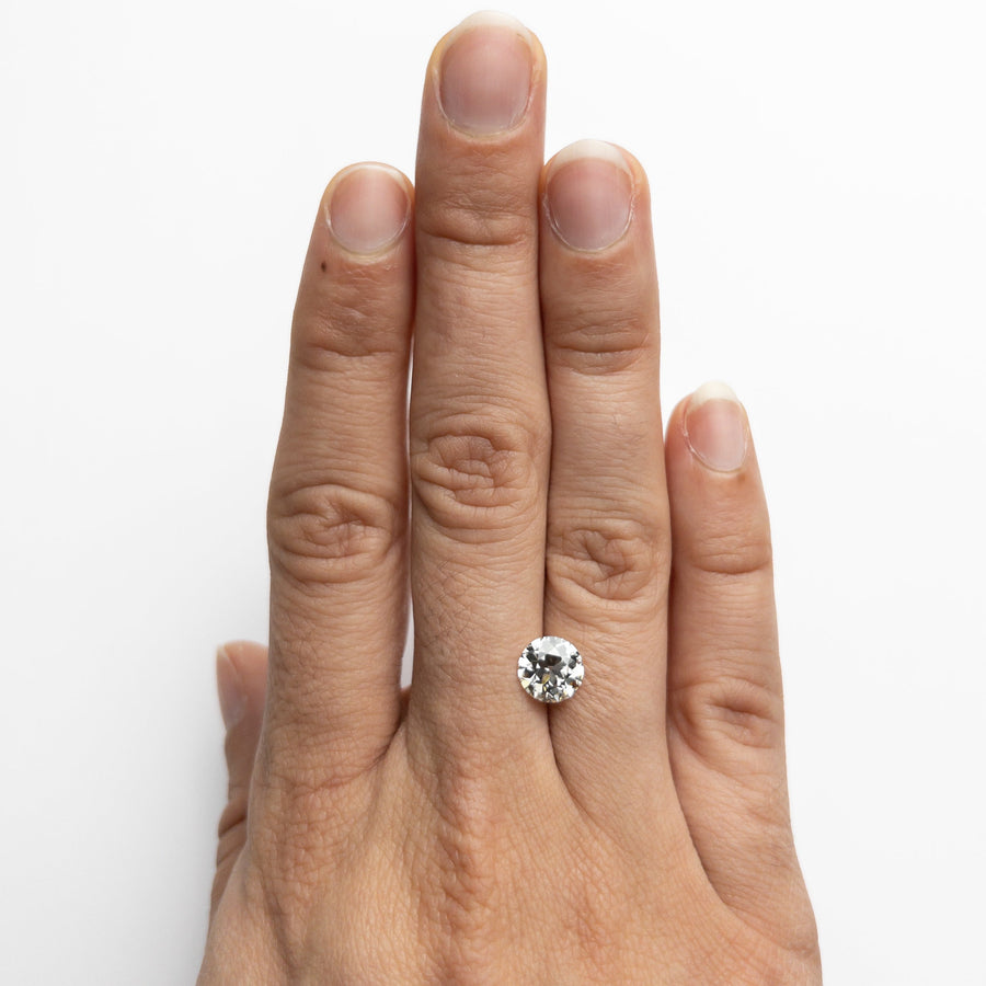 The 1.51ct 7.51x7.47x4.36mm GIA VS2 K Antique Old European Cut 22335-01 by East London jeweller Rachel Boston | Discover our collections of unique and timeless engagement rings, wedding rings, and modern fine jewellery. - Rachel Boston Jewellery