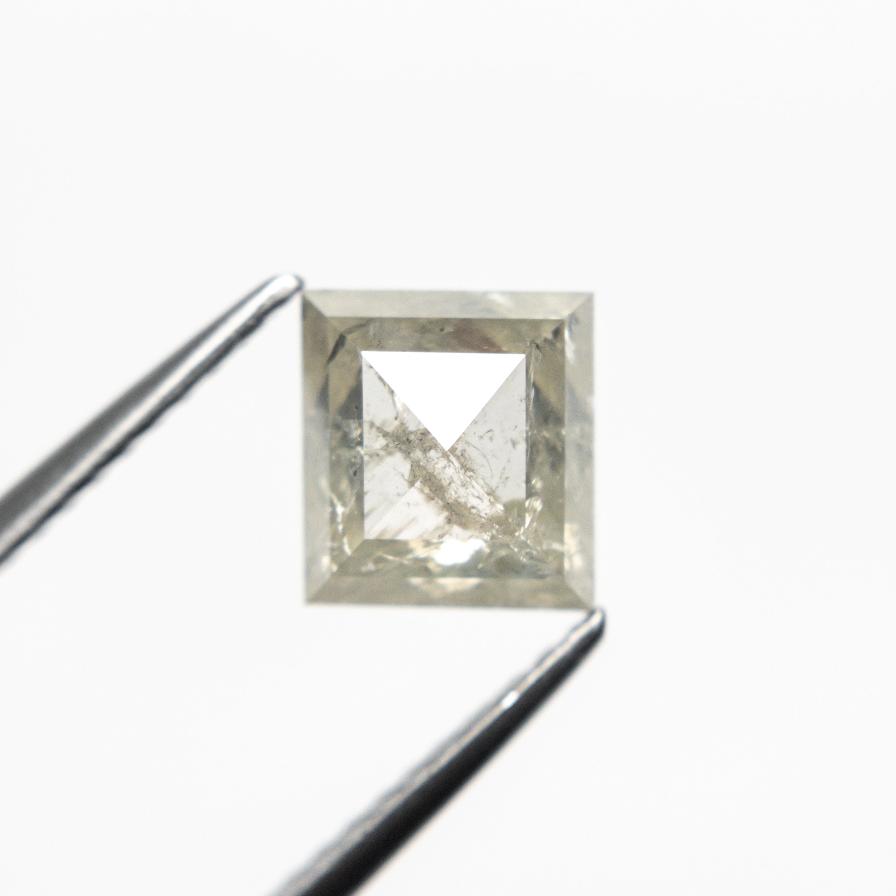 The 1.47ct 6.72x6.17x3.23mm Rectangle Rosecut 22339-12 by East London jeweller Rachel Boston | Discover our collections of unique and timeless engagement rings, wedding rings, and modern fine jewellery.