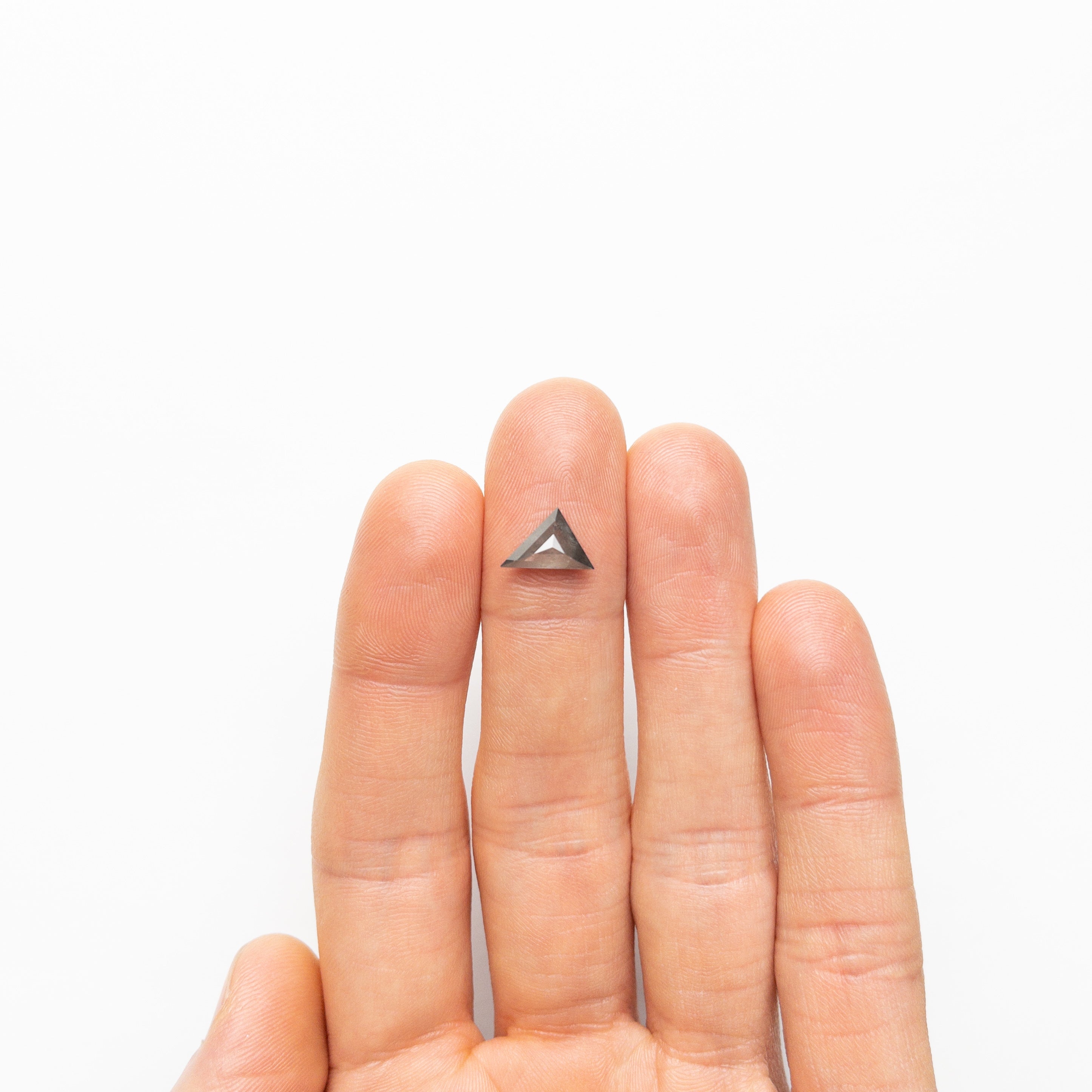 The 1.84ct 10.99x7.16x3.93ct Triangle Rosecut 22339-17 by East London jeweller Rachel Boston | Discover our collections of unique and timeless engagement rings, wedding rings, and modern fine jewellery.
