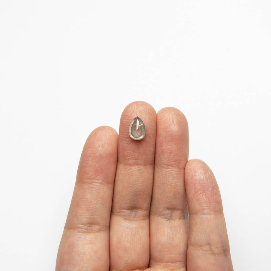 The 2.18ct 9.40x6.77x4.03mm Pear Double Cut 22344-13 by East London jeweller Rachel Boston | Discover our collections of unique and timeless engagement rings, wedding rings, and modern fine jewellery. - Rachel Boston Jewellery