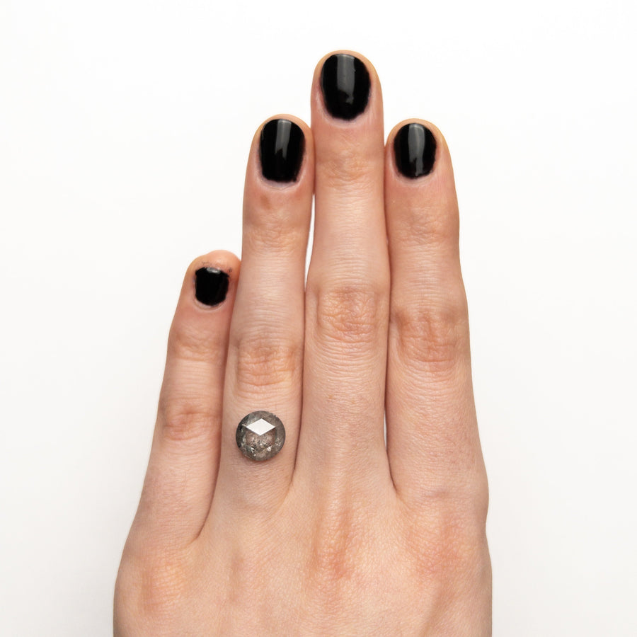 The 2.58ct 9.02x8.98x3.96mm Round Rosecut 22345-06 by East London jeweller Rachel Boston | Discover our collections of unique and timeless engagement rings, wedding rings, and modern fine jewellery. - Rachel Boston Jewellery