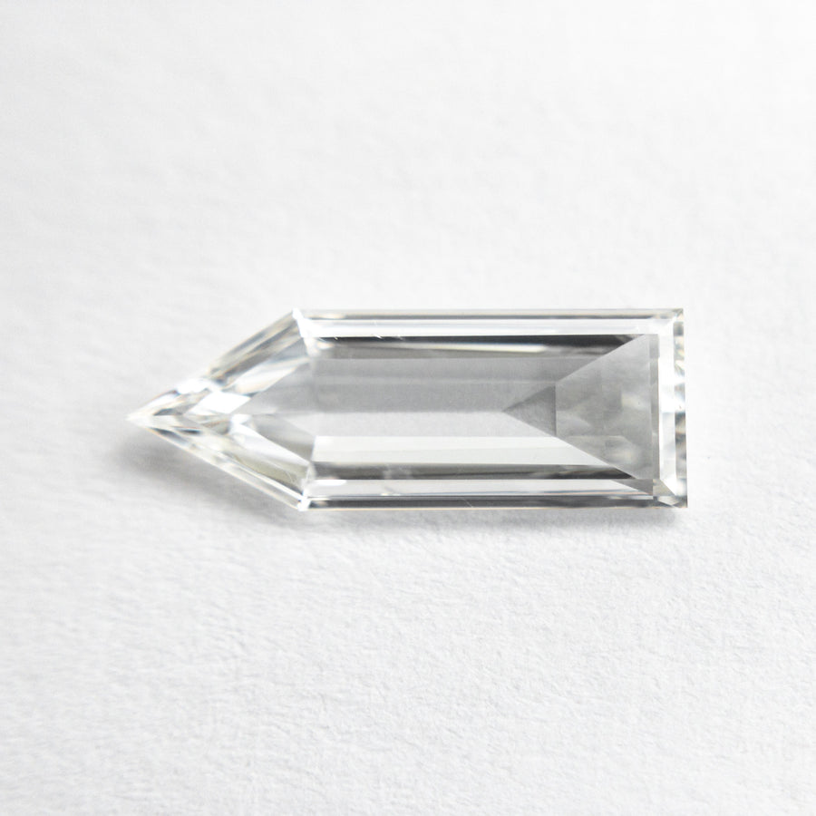The 0.89ct 12.68x4.55x1.70mm SI1 H Pentagon Rosecut 22351-01 by East London jeweller Rachel Boston | Discover our collections of unique and timeless engagement rings, wedding rings, and modern fine jewellery. - Rachel Boston Jewellery