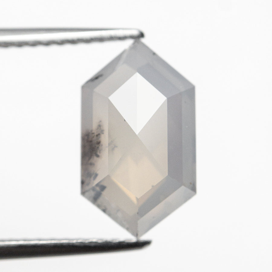 The 3.17ct 12.35x7.09x4.12mm Hexagon Rosecut 22367-01 by East London jeweller Rachel Boston | Discover our collections of unique and timeless engagement rings, wedding rings, and modern fine jewellery. - Rachel Boston Jewellery