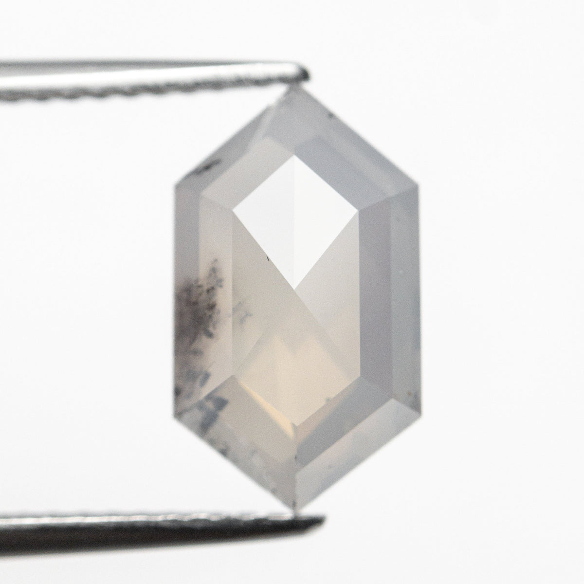 The 3.17ct 12.35x7.09x4.12mm Hexagon Rosecut 22367-01 by East London jeweller Rachel Boston | Discover our collections of unique and timeless engagement rings, wedding rings, and modern fine jewellery.