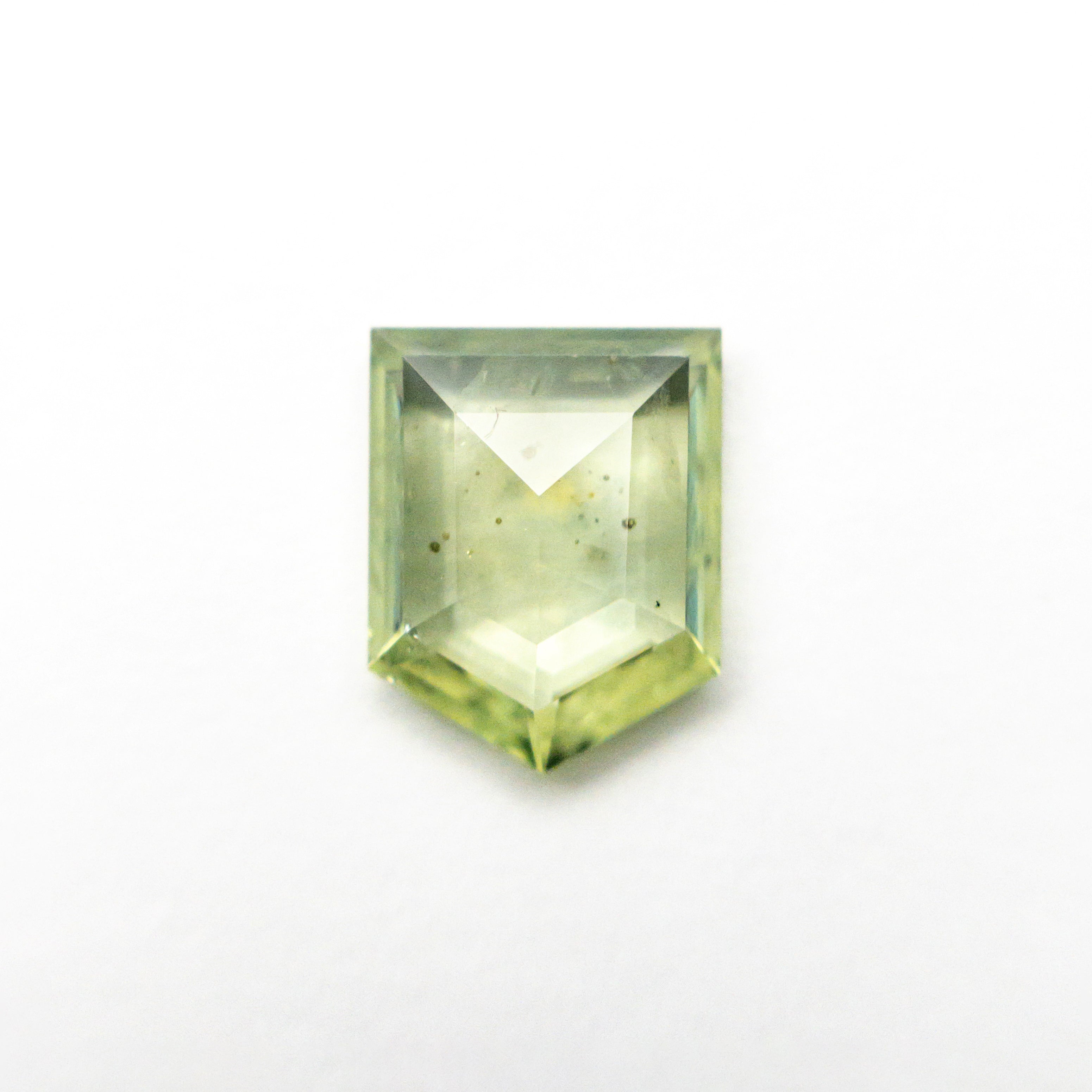 The 1.46ct 8.02x6.41x2.51mm Pentagon Rosecut Sapphire 22434-129 by East London jeweller Rachel Boston | Discover our collections of unique and timeless engagement rings, wedding rings, and modern fine jewellery.