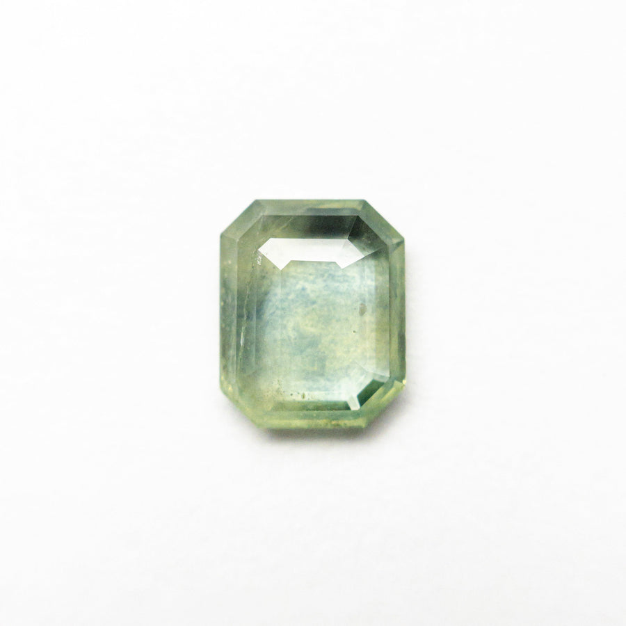 The 1.36ct 7.44x6.05x2.31mm Cut Corner Rectangle Portrait Cut Sapphire 22434-146 by East London jeweller Rachel Boston | Discover our collections of unique and timeless engagement rings, wedding rings, and modern fine jewellery. - Rachel Boston Jewellery