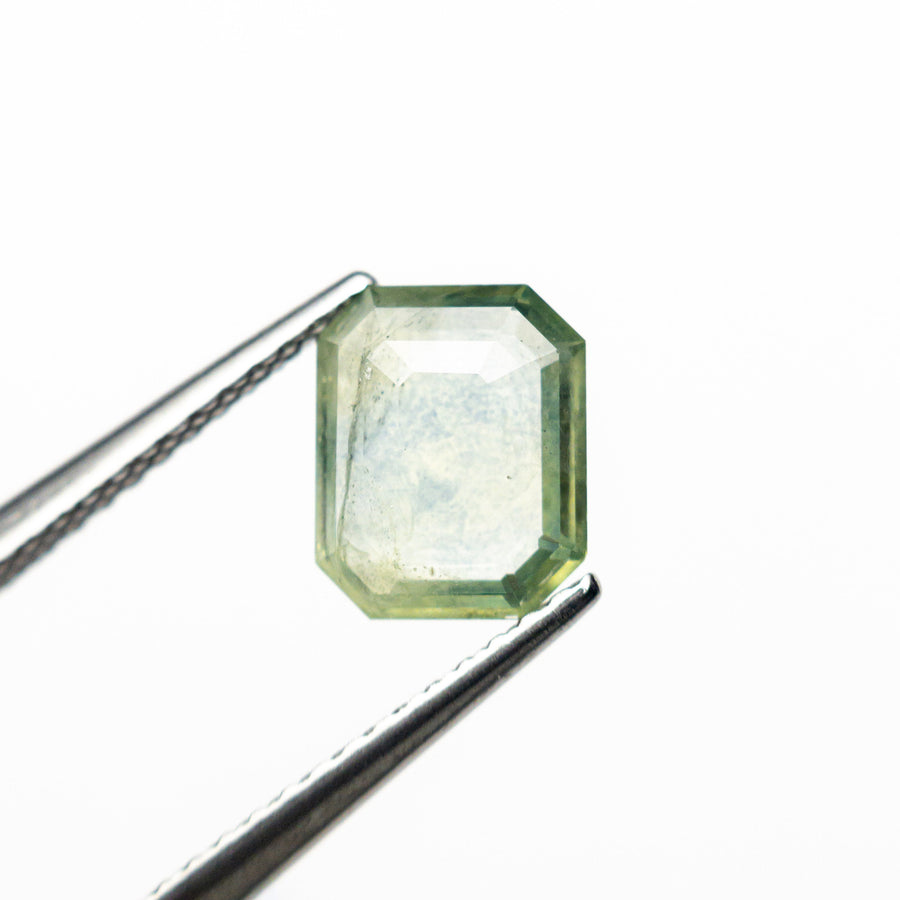 The 1.36ct 7.44x6.05x2.31mm Cut Corner Rectangle Portrait Cut Sapphire 22434-146 by East London jeweller Rachel Boston | Discover our collections of unique and timeless engagement rings, wedding rings, and modern fine jewellery. - Rachel Boston Jewellery