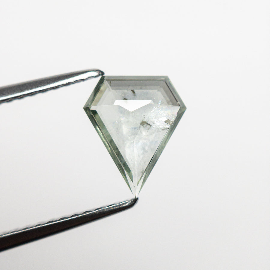 The 1.06ct 8.67x7.33x2.14mm Shield Rosecut Sapphire 22434-92 by East London jeweller Rachel Boston | Discover our collections of unique and timeless engagement rings, wedding rings, and modern fine jewellery. - Rachel Boston Jewellery