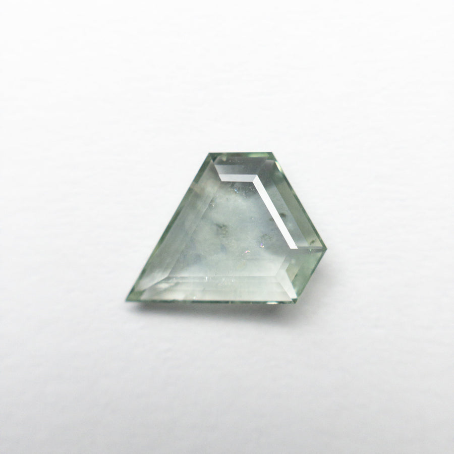 The 1.06ct 8.67x7.33x2.14mm Shield Rosecut Sapphire 22434-92 by East London jeweller Rachel Boston | Discover our collections of unique and timeless engagement rings, wedding rings, and modern fine jewellery. - Rachel Boston Jewellery