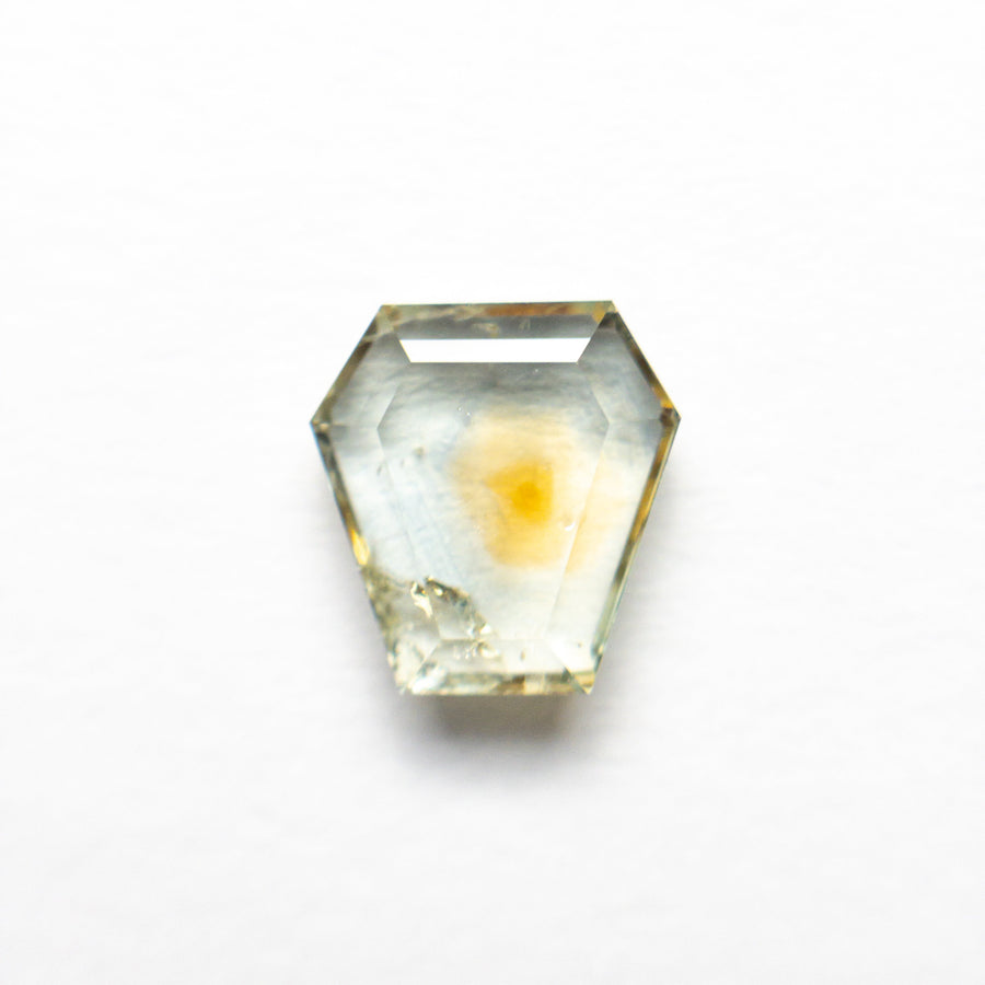 The 1.86ct 7.58x7.20x2.69mm Coffin Portrait Cut Sapphire 22434-95 by East London jeweller Rachel Boston | Discover our collections of unique and timeless engagement rings, wedding rings, and modern fine jewellery. - Rachel Boston Jewellery
