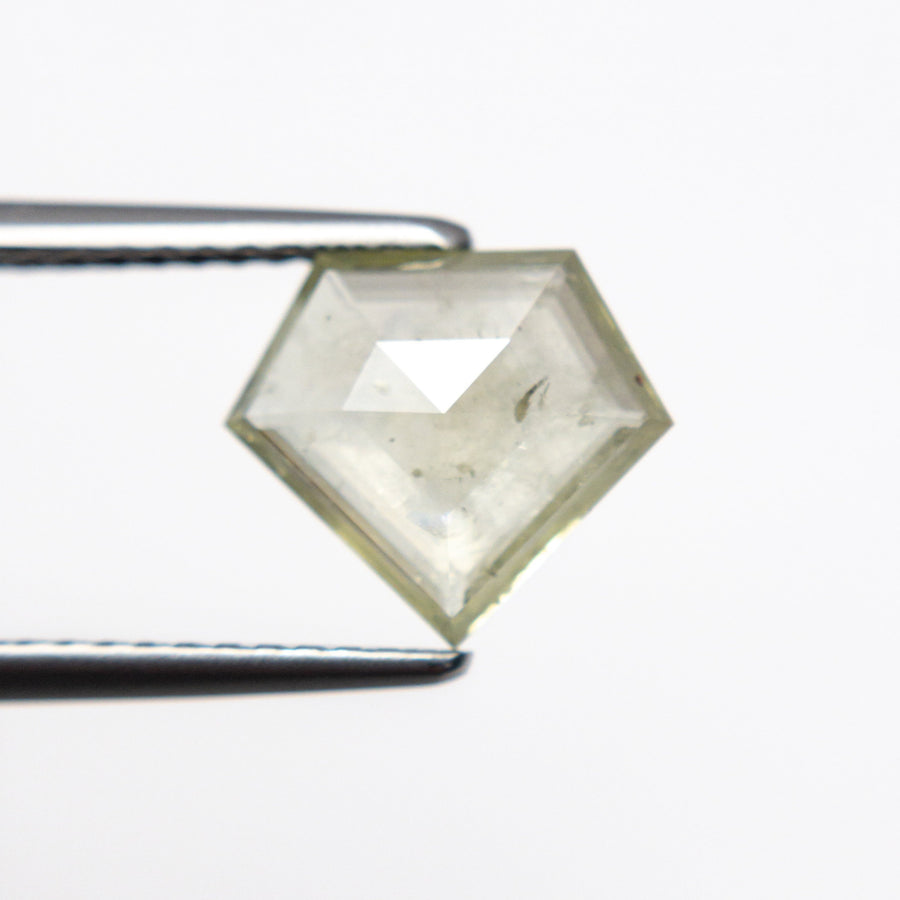 The 1.77ct 9.71x8.57x2.54mm Shield Double Cut Sapphire 22434-97 by East London jeweller Rachel Boston | Discover our collections of unique and timeless engagement rings, wedding rings, and modern fine jewellery. - Rachel Boston Jewellery