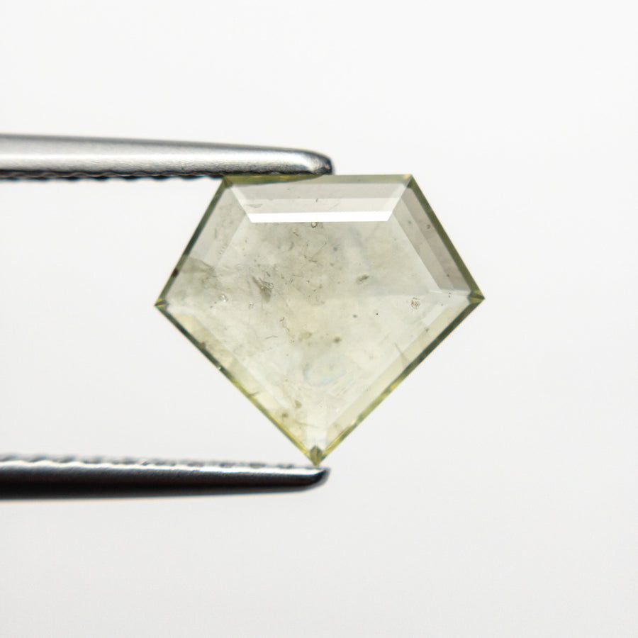 The 1.77ct 9.71x8.57x2.54mm Shield Double Cut Sapphire 22434-97 by East London jeweller Rachel Boston | Discover our collections of unique and timeless engagement rings, wedding rings, and modern fine jewellery. - Rachel Boston Jewellery