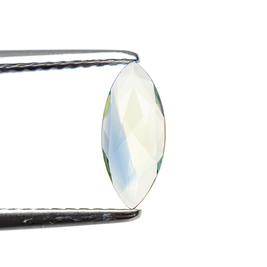 The 0.41ct 9.27x3.94x1.30mm Marquise Rosecut Sapphire 22436-04 by East London jeweller Rachel Boston | Discover our collections of unique and timeless engagement rings, wedding rings, and modern fine jewellery. - Rachel Boston Jewellery