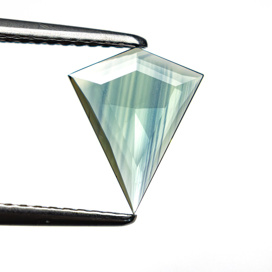 The 0.77ct 10.51x8.62x1.30mm Kite Rosecut Sapphire 22436-09 by East London jeweller Rachel Boston | Discover our collections of unique and timeless engagement rings, wedding rings, and modern fine jewellery. - Rachel Boston Jewellery