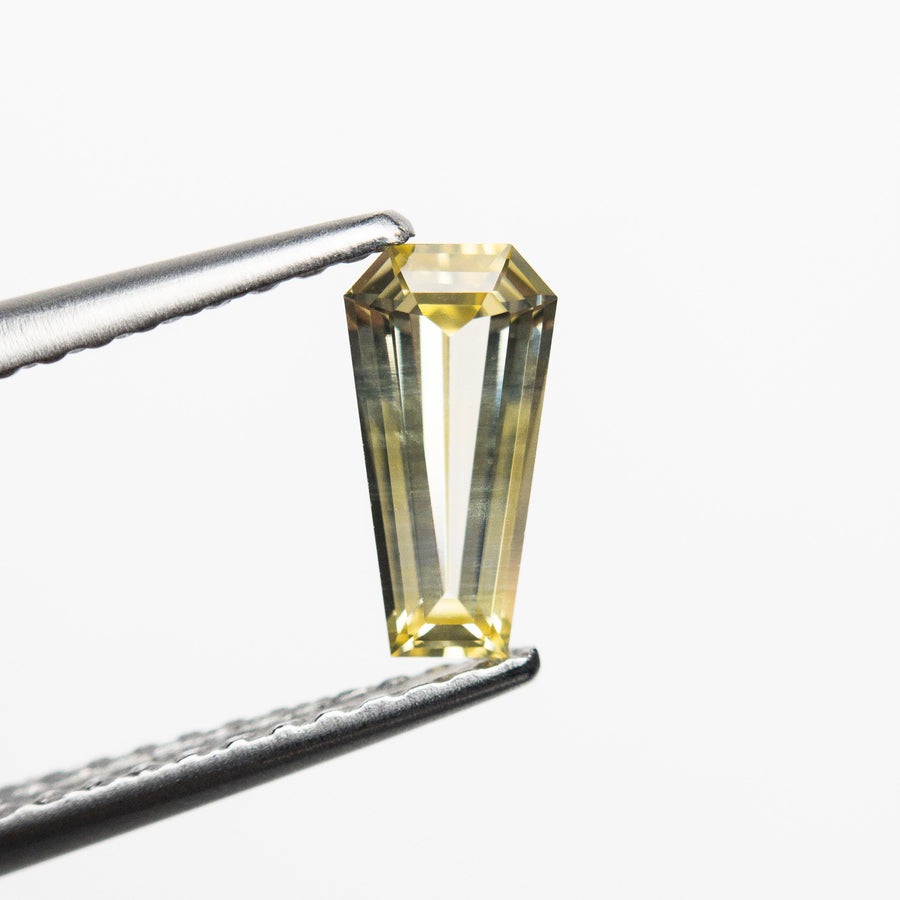 0.54ct 7.46x3.81x2.28mm Coffin Step Cut Sapphire 22832-01 - Rachel Boston Jewellery