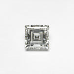 0.84ct 5.39x5.39x3.12mm GIA H VS2 Carré Step Cut 23034-01