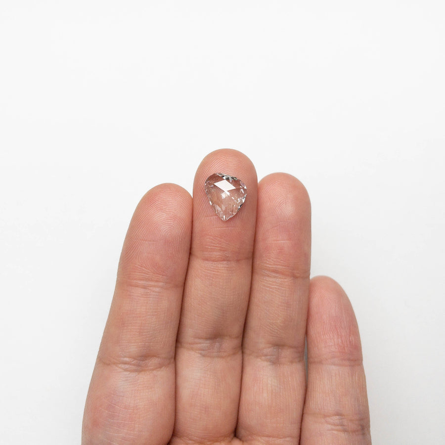 The 1.51ct 10.94x9.90x2.50mm SI2+ H-I Antique Amorphous Rosecut 23108-01 by East London jeweller Rachel Boston | Discover our collections of unique and timeless engagement rings, wedding rings, and modern fine jewellery. - Rachel Boston Jewellery