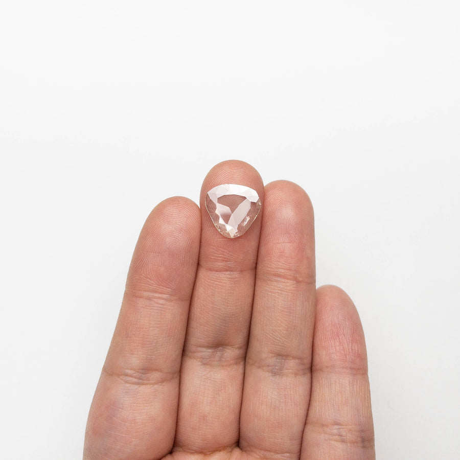 The 1.56ct 12.58x12.03x1.03mm SI1 O-P Antique Portrait Cut 23110-01 by East London jeweller Rachel Boston | Discover our collections of unique and timeless engagement rings, wedding rings, and modern fine jewellery. - Rachel Boston Jewellery