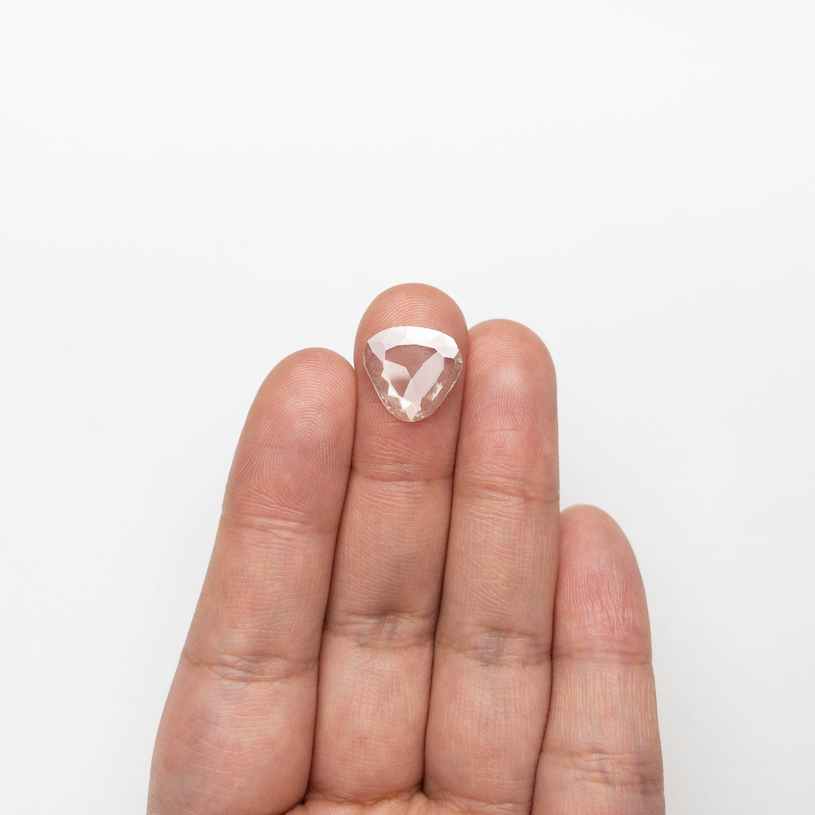 The 1.56ct 12.58x12.03x1.03mm SI1 O-P Antique Portrait Cut 23110-01 by East London jeweller Rachel Boston | Discover our collections of unique and timeless engagement rings, wedding rings, and modern fine jewellery.