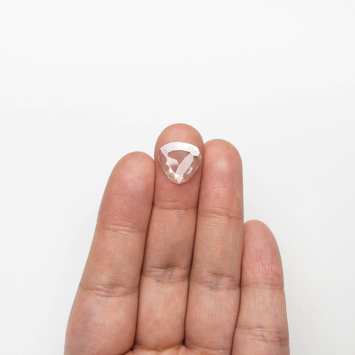 The 1.56ct 12.58x12.03x1.03mm SI1 O-P Antique Portrait Cut 23110-01 by East London jeweller Rachel Boston | Discover our collections of unique and timeless engagement rings, wedding rings, and modern fine jewellery.