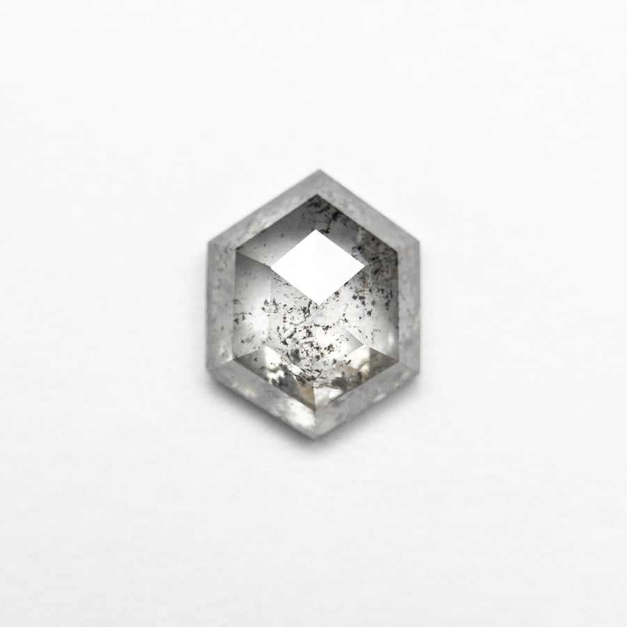 The 0.95ct 7.04x5.60x2.85mm Hexagon Rosecut 23176-18 by East London jeweller Rachel Boston | Discover our collections of unique and timeless engagement rings, wedding rings, and modern fine jewellery. - Rachel Boston Jewellery
