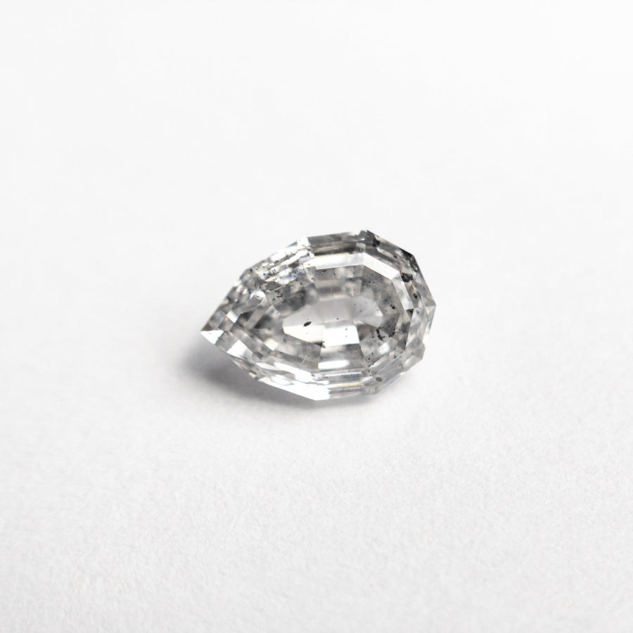 The 0.82ct 7.03x4.86x3.10mm Geo Pear Step Cut 🇨🇦 23255-01 by East London jeweller Rachel Boston | Discover our collections of unique and timeless engagement rings, wedding rings, and modern fine jewellery. - Rachel Boston Jewellery