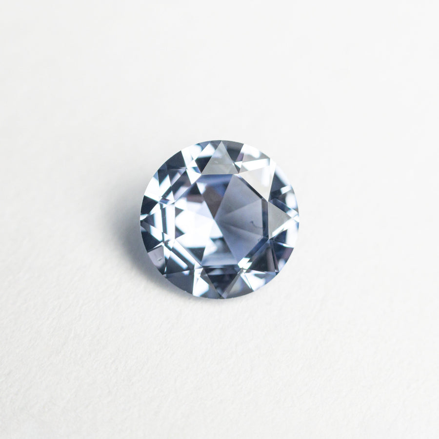The 0.83ct 6.00x5.98x3.16mm Round Brilliant Sapphire 23743-01 by East London jeweller Rachel Boston | Discover our collections of unique and timeless engagement rings, wedding rings, and modern fine jewellery. - Rachel Boston Jewellery