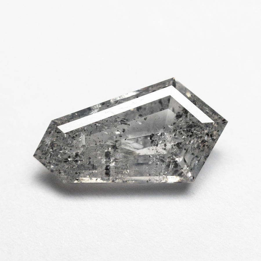 The 1.93ct 12.71x6.95x3.07mm Shield Step Cut 23834-05 by East London jeweller Rachel Boston | Discover our collections of unique and timeless engagement rings, wedding rings, and modern fine jewellery. - Rachel Boston Jewellery