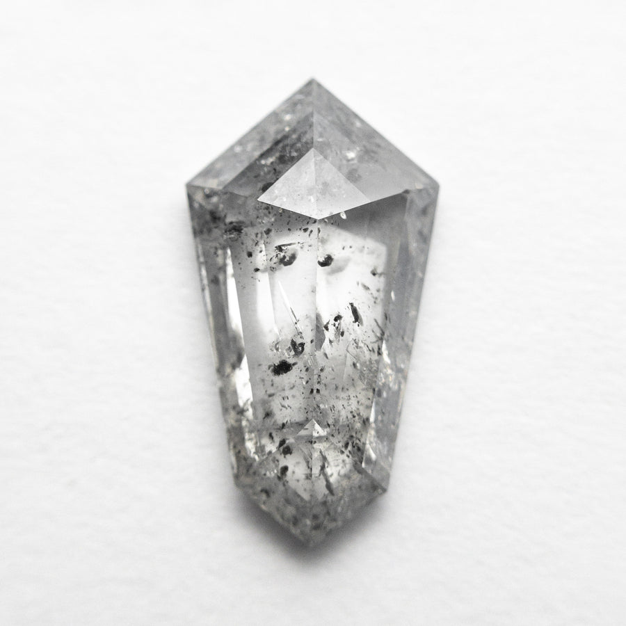 The 1.93ct 12.71x6.95x3.07mm Shield Step Cut 23834-05 by East London jeweller Rachel Boston | Discover our collections of unique and timeless engagement rings, wedding rings, and modern fine jewellery. - Rachel Boston Jewellery