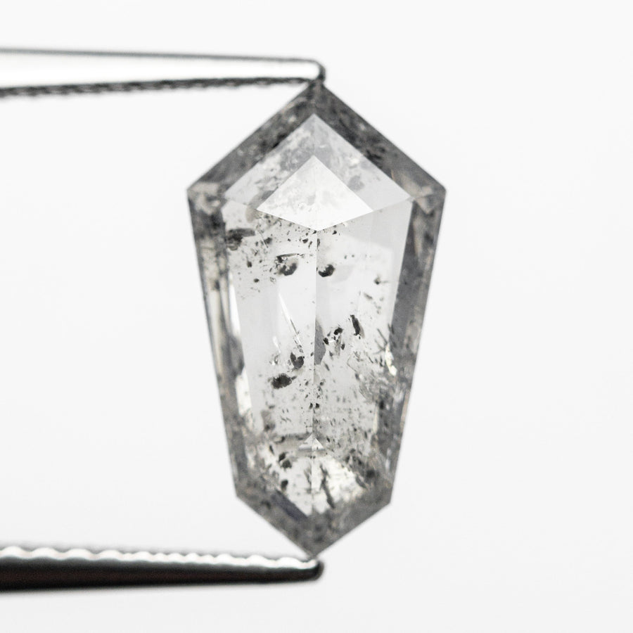 The 1.93ct 12.71x6.95x3.07mm Shield Step Cut 23834-05 by East London jeweller Rachel Boston | Discover our collections of unique and timeless engagement rings, wedding rings, and modern fine jewellery. - Rachel Boston Jewellery