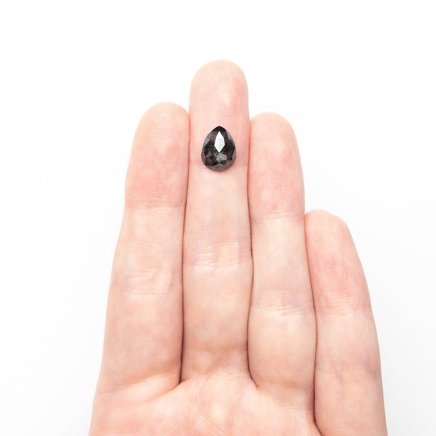 The 2.11ct 10.00x7.66x3.36mm Pear Rosecut 23837-12 by East London jeweller Rachel Boston | Discover our collections of unique and timeless engagement rings, wedding rings, and modern fine jewellery. - Rachel Boston Jewellery