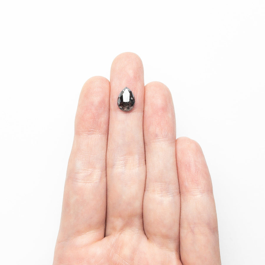The 2.05ct 9.53x6.86x4.03mm Pear Double Cut 23837-17 by East London jeweller Rachel Boston | Discover our collections of unique and timeless engagement rings, wedding rings, and modern fine jewellery. - Rachel Boston Jewellery