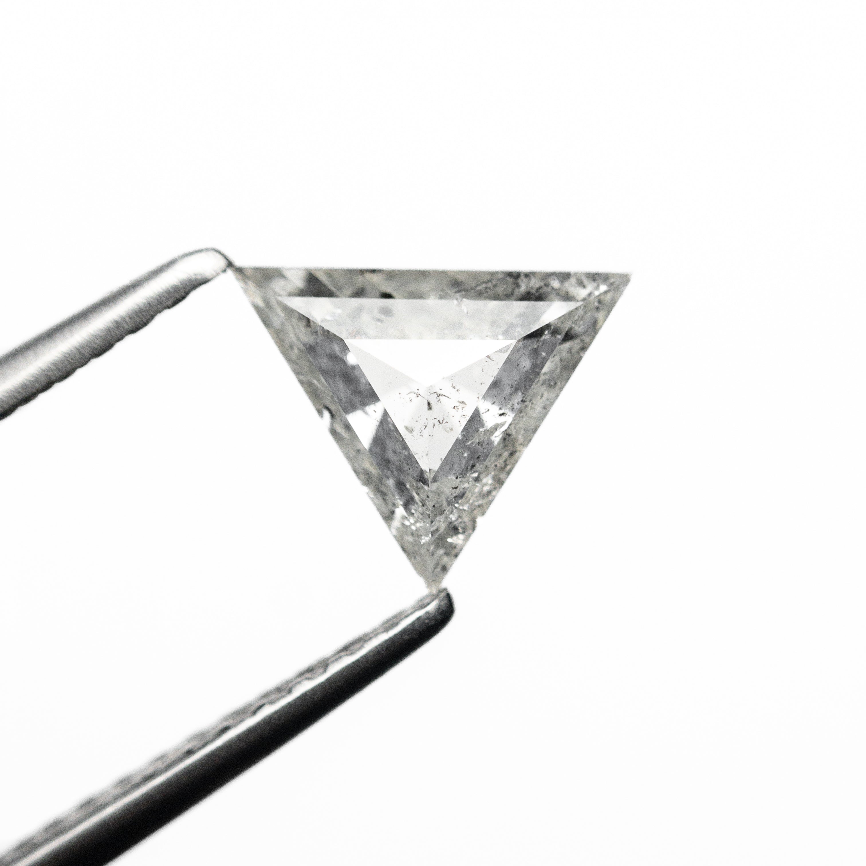 The 1.09ct 6.79x7.69x3.55mm Triangle Step Cut 23840-37 by East London jeweller Rachel Boston | Discover our collections of unique and timeless engagement rings, wedding rings, and modern fine jewellery.