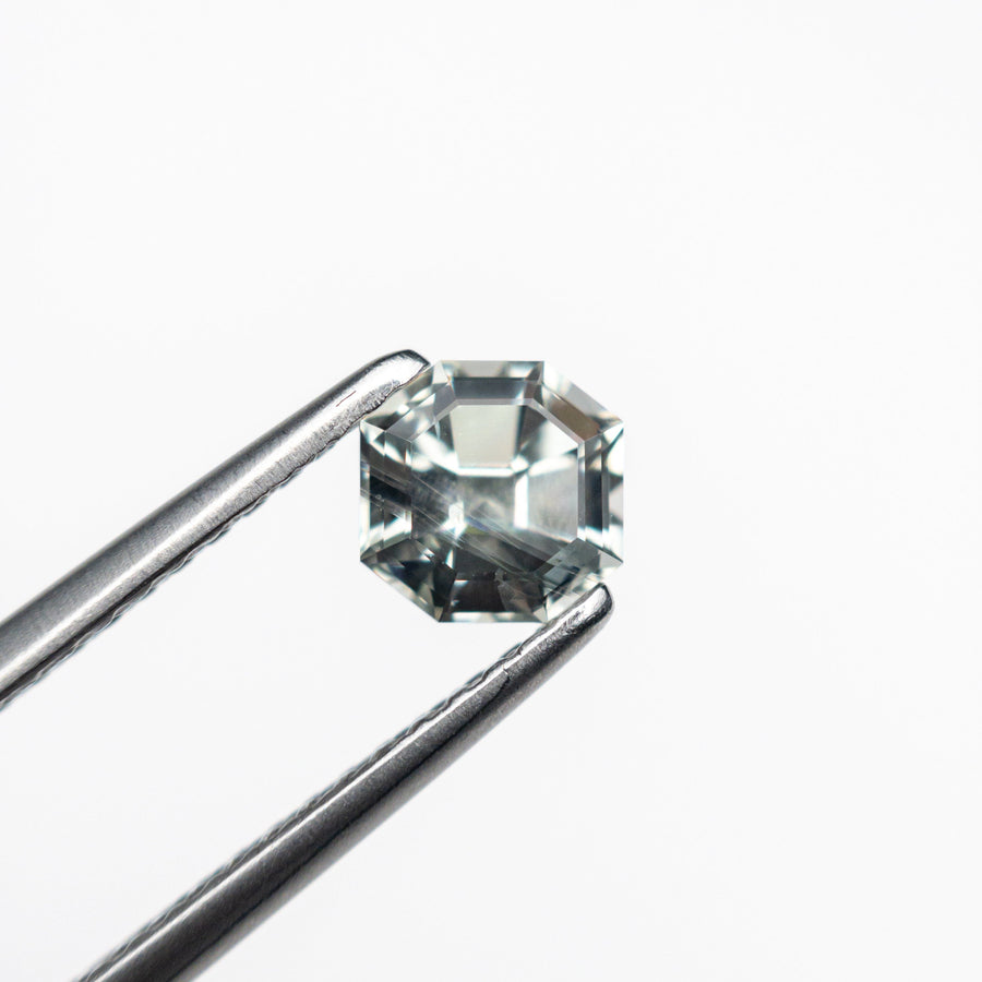 The 0.83ct 5.02x4.98x4.08mm Cut Corner Square Step Cut Sapphire 23903-08 by East London jeweller Rachel Boston | Discover our collections of unique and timeless engagement rings, wedding rings, and modern fine jewellery. - Rachel Boston Jewellery