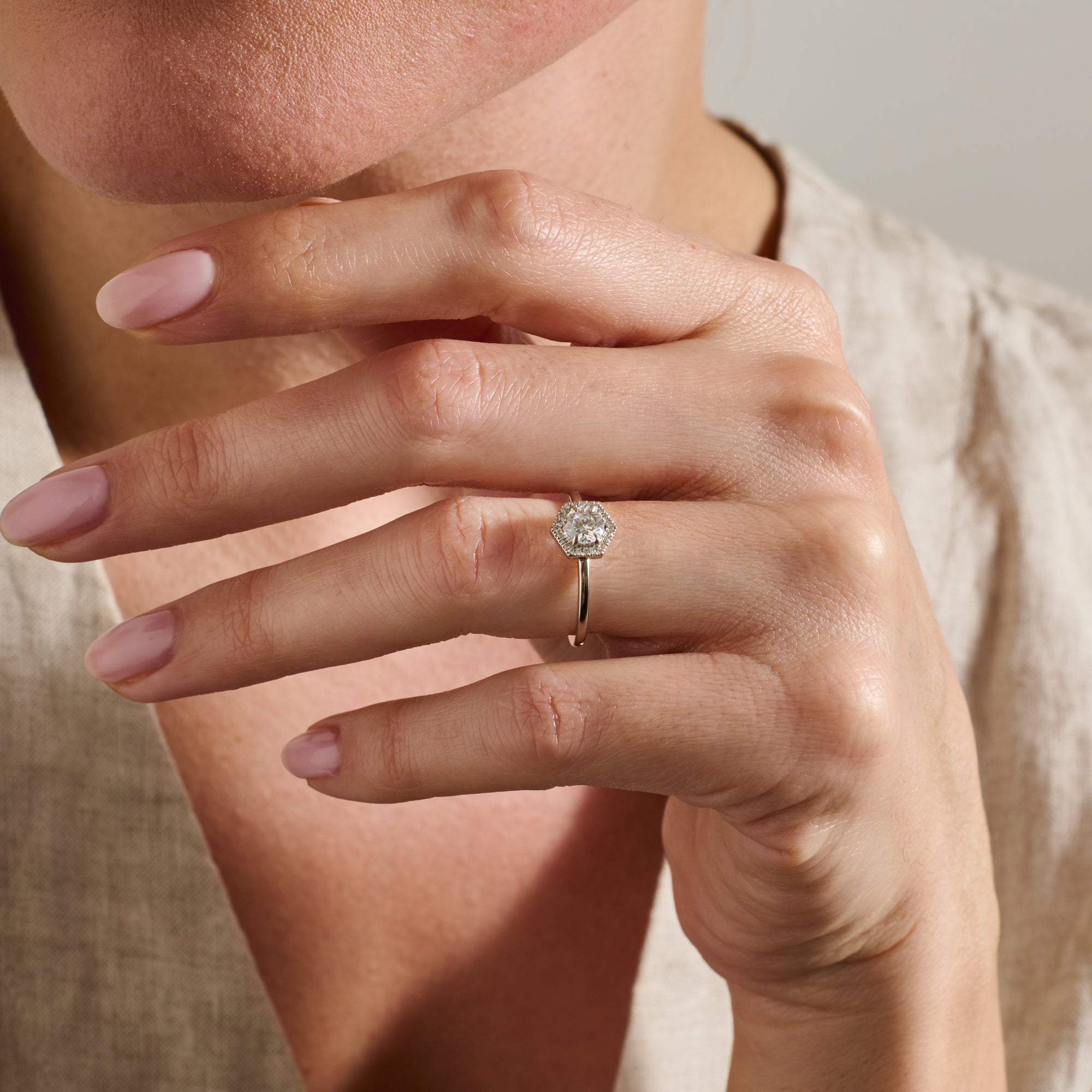 The Phoenix Ring by East London jeweller Rachel Boston | Discover our collections of unique and timeless engagement rings, wedding rings, and modern fine jewellery.