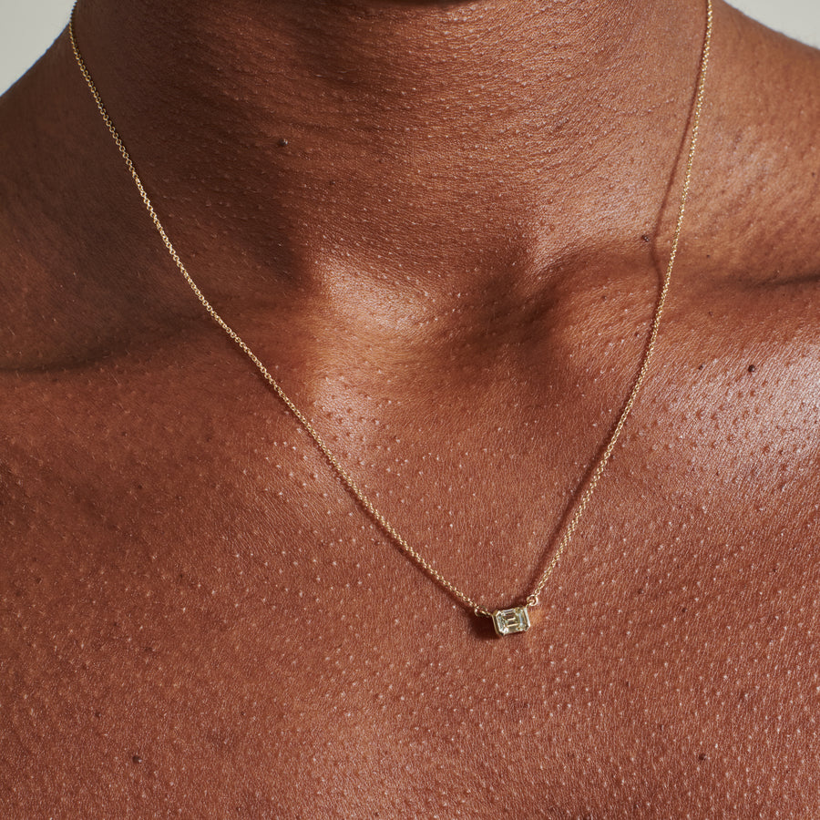 The X - Carrington Necklace - 0.36ct by East London jeweller Rachel Boston | Discover our collections of unique and timeless engagement rings, wedding rings, and modern fine jewellery. - Rachel Boston Jewellery