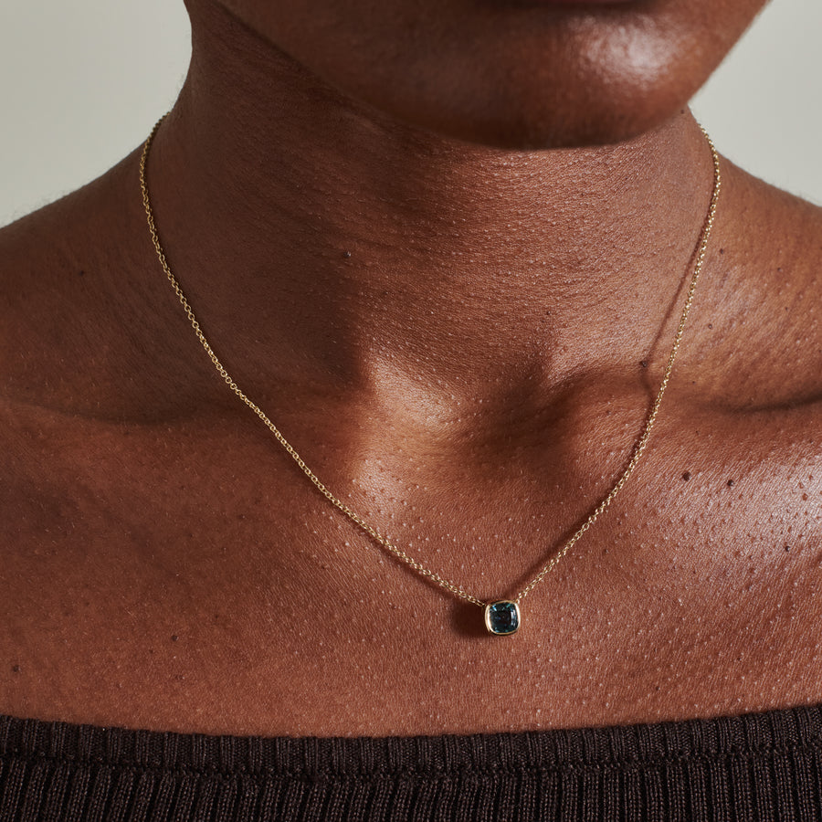 The X - Ceres Necklace- 0.97ct by East London jeweller Rachel Boston | Discover our collections of unique and timeless engagement rings, wedding rings, and modern fine jewellery. - Rachel Boston Jewellery