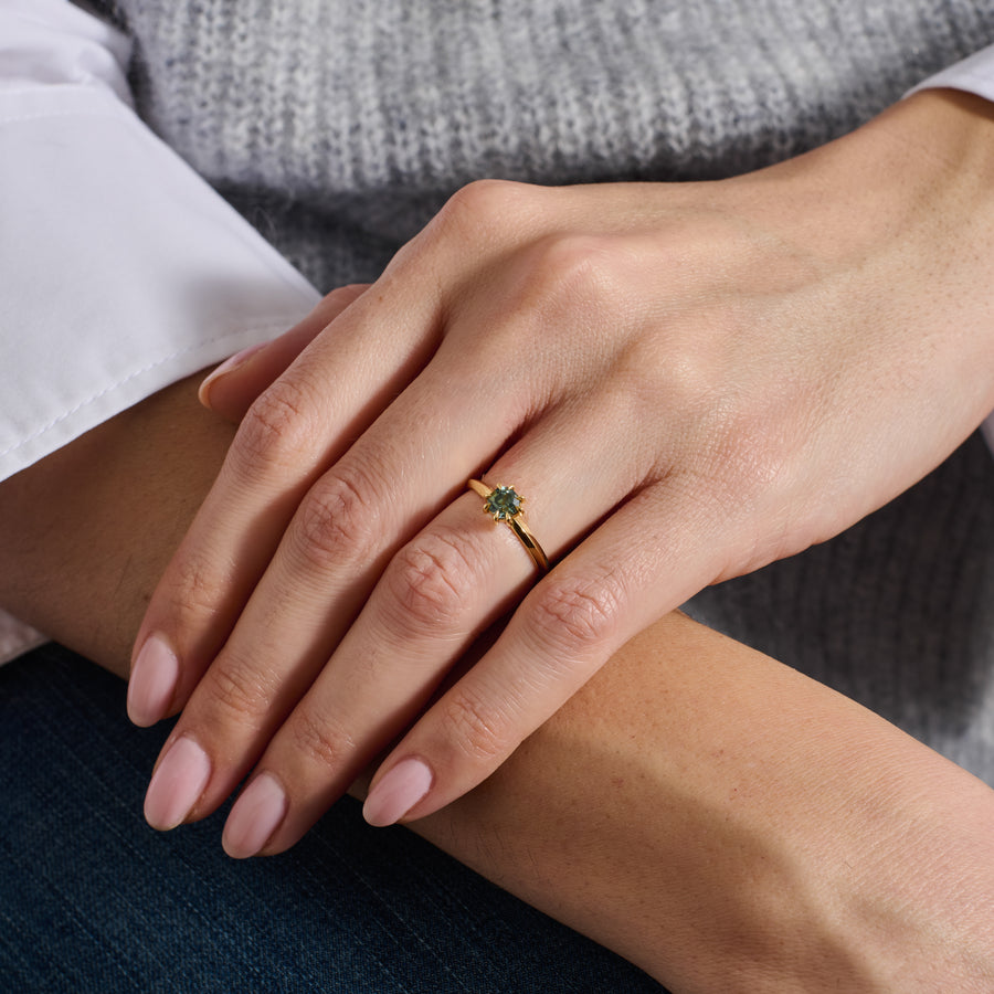 The Igara Ring by East London jeweller Rachel Boston | Discover our collections of unique and timeless engagement rings, wedding rings, and modern fine jewellery. - Rachel Boston Jewellery
