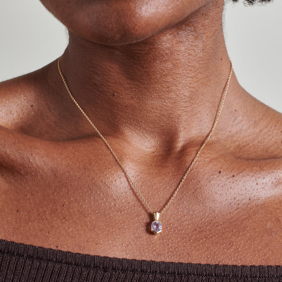 The X - Liber Necklace- 1.12ct by East London jeweller Rachel Boston | Discover our collections of unique and timeless engagement rings, wedding rings, and modern fine jewellery. - Rachel Boston Jewellery