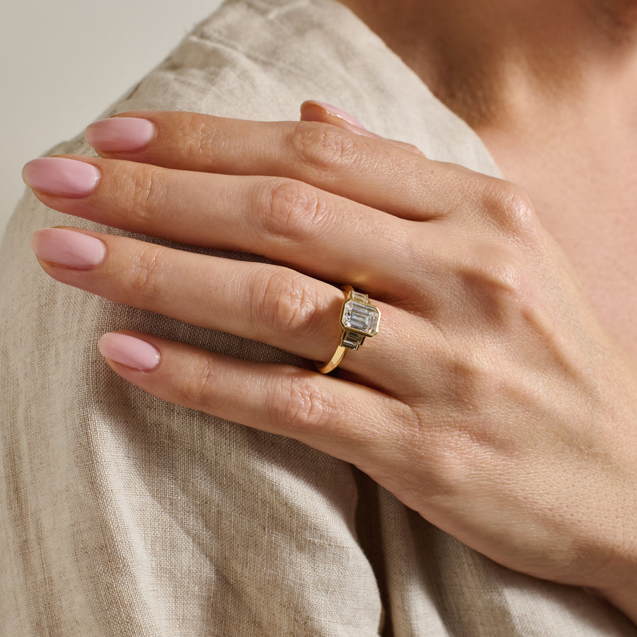 The Ida Rubover by East London jeweller Rachel Boston | Discover our collections of unique and timeless engagement rings, wedding rings, and modern fine jewellery. - Rachel Boston Jewellery