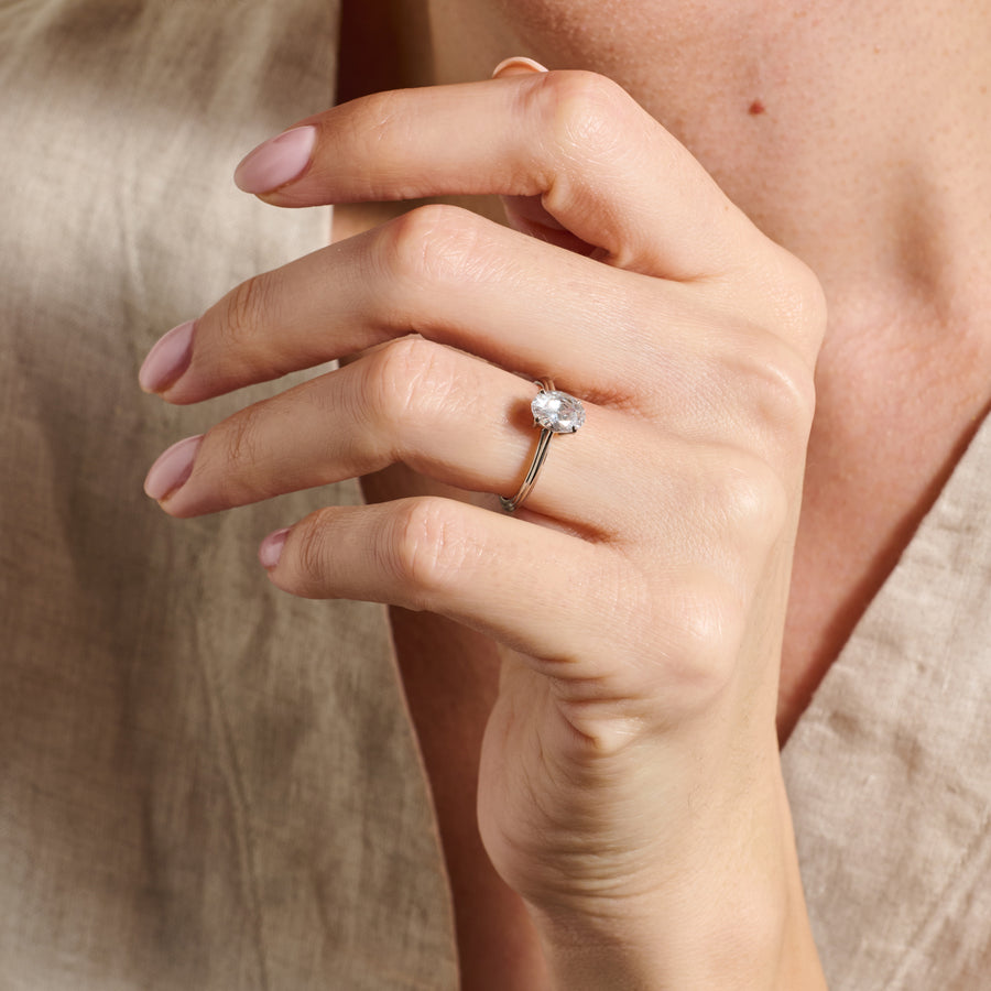 The Ivy Ring by East London jeweller Rachel Boston | Discover our collections of unique and timeless engagement rings, wedding rings, and modern fine jewellery. - Rachel Boston Jewellery