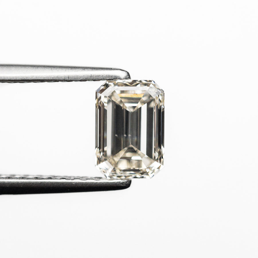 The 0.91ct 6.33x4.40x3.14mm VS2 C1 Cut Corner Rectangle Step Cut 24194-02 by East London jeweller Rachel Boston | Discover our collections of unique and timeless engagement rings, wedding rings, and modern fine jewellery. - Rachel Boston Jewellery