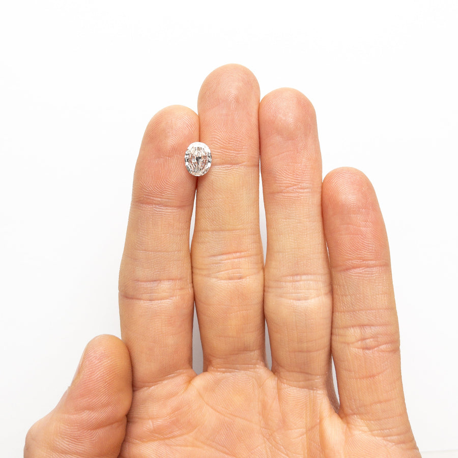 The 1.54ct 8.67x6.89x3.21mm SI3 H Oval Step Cut 24295-01 by East London jeweller Rachel Boston | Discover our collections of unique and timeless engagement rings, wedding rings, and modern fine jewellery. - Rachel Boston Jewellery