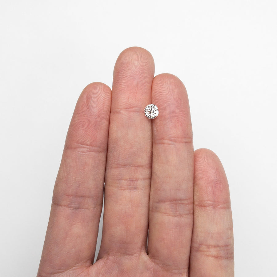 The 0.63ct 5.43x5.02x3.48mm I1 J Antique Old European Cut 24428-01 by East London jeweller Rachel Boston | Discover our collections of unique and timeless engagement rings, wedding rings, and modern fine jewellery. - Rachel Boston Jewellery