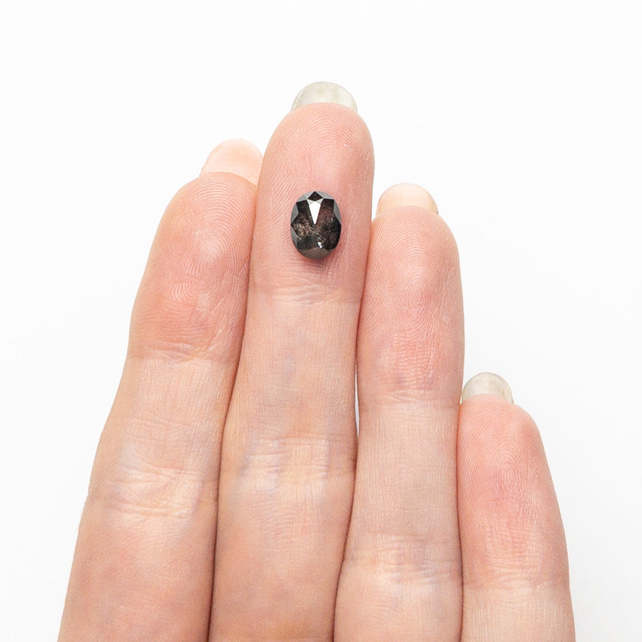 The 1.75ct 8.08x6.05x3.89mm Oval Double Cut 24504-06 by East London jeweller Rachel Boston | Discover our collections of unique and timeless engagement rings, wedding rings, and modern fine jewellery. - Rachel Boston Jewellery