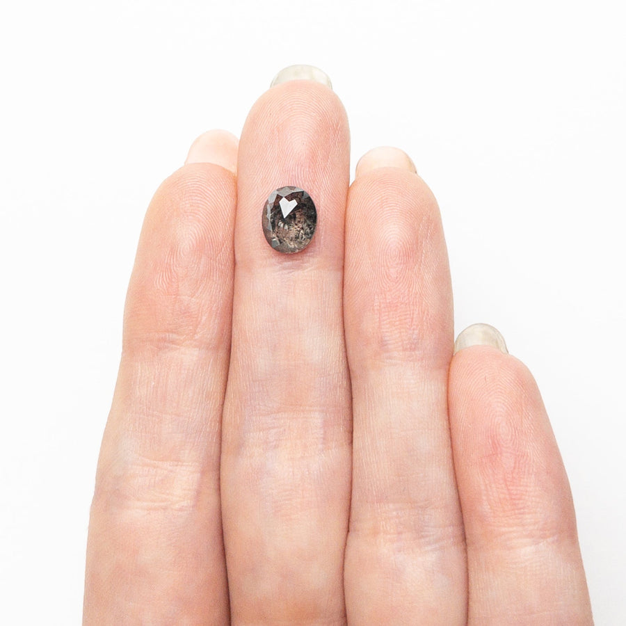 The 1.70ct 7.97x6.65x3.76mm Oval Rosecut 24504-07 by East London jeweller Rachel Boston | Discover our collections of unique and timeless engagement rings, wedding rings, and modern fine jewellery. - Rachel Boston Jewellery