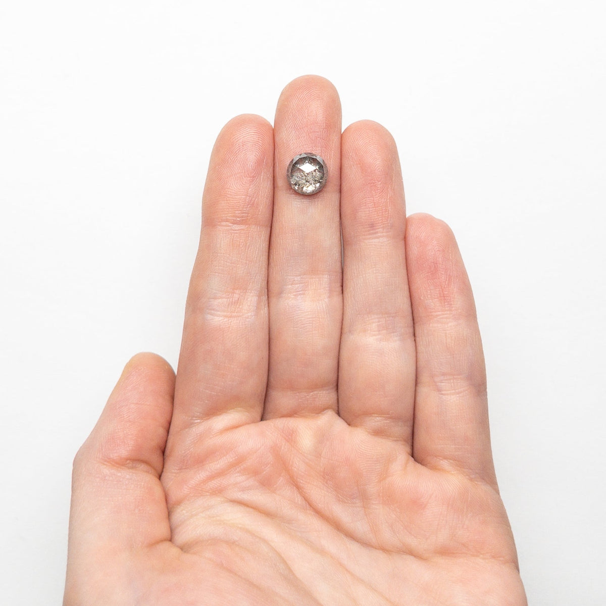 The 2.60ct 8.25x8.18x4.48mm Round Rosecut 24506-02 by East London jeweller Rachel Boston | Discover our collections of unique and timeless engagement rings, wedding rings, and modern fine jewellery.